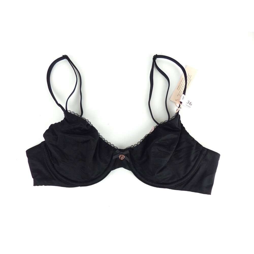 Victoria’s Secret Body By Victoria Unlined Demi Underwire Bra 34B Black NWT